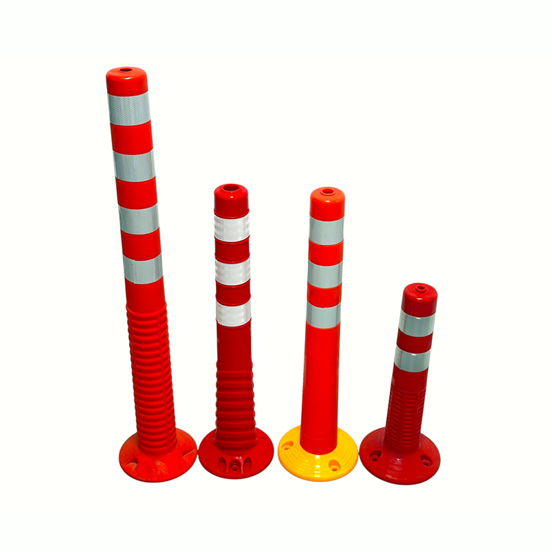 Flexibilný PVC stĺpik s reflexnými goliermi