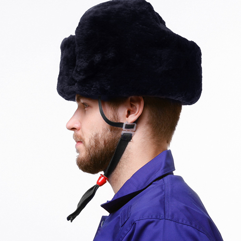 Cold-Proof Insulated FRP Safety Helmet