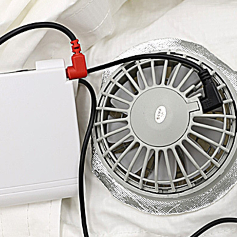 Súprava obleku proti včelám a osám s dvoma ventilátormi vzduchového chladenia