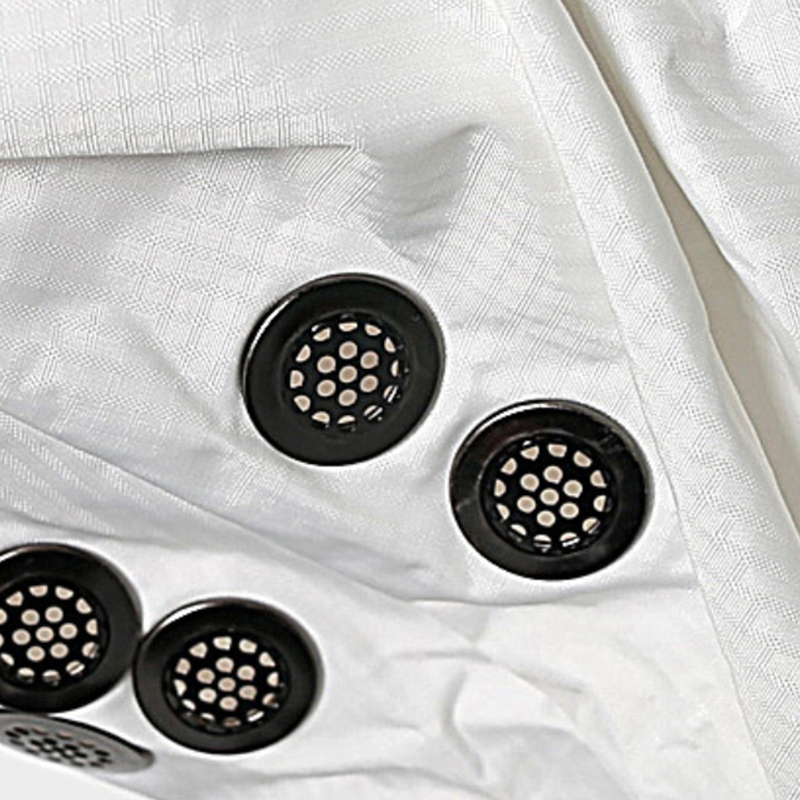 Súprava obleku proti včelám a osám s dvoma ventilátormi vzduchového chladenia